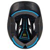 CHAMPRO HX Gamer Performance Baseball Batting Helmet in Solid Color Matte Finish, Black, Junior Medium