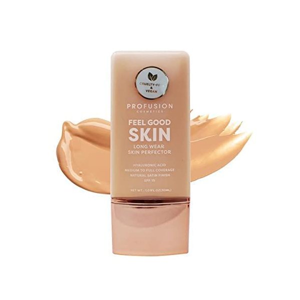 Profusion Cosmetics Cruelty-free Lightweight Feel Good Skin Liquid Foundation: Light 1