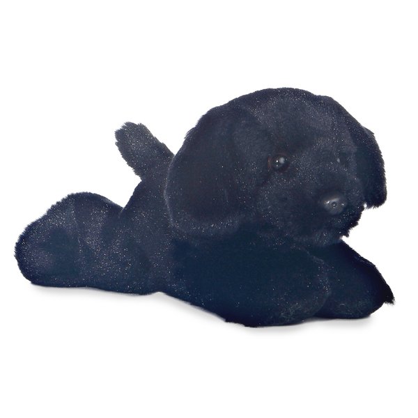 Aurora® Adorable Mini Flopsie™ Blackie™ Stuffed Animal - Playful Ease - Timeless Companions - Black 8 Inches