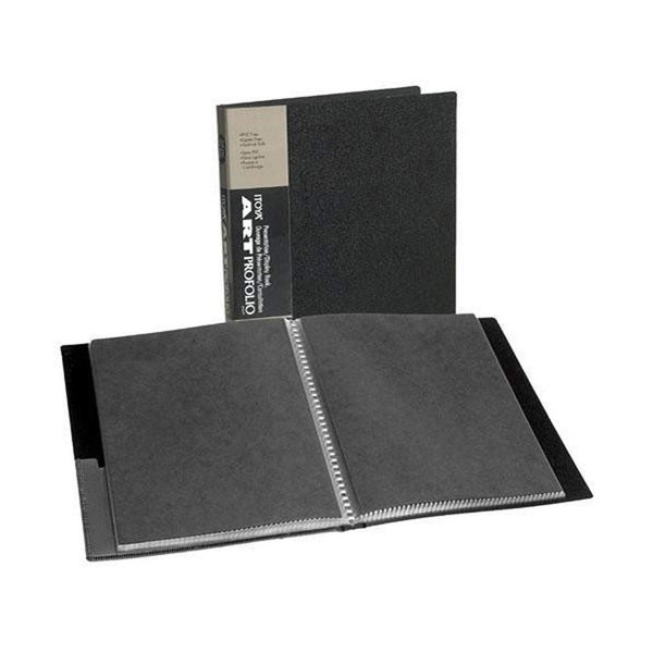Itoya Art Profolio Portfolio 8-10 Inches Storage Display Book, 24 Sleeves for 48 Views