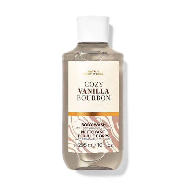 Bath & Body Works Cozy Vanilla Bourbon Signature Collection Shower Gel For Women10 fl oz (Cozy Vanilla Bourbon)
