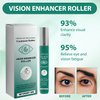 Vision Enhance Massage Roller, Eye Roller to Enhances Visual Clarity, Natural Vision Enhancer Roller, Relieve Eye Strain, Fatigue, and Discomfort 8 ml (3 Pcs)