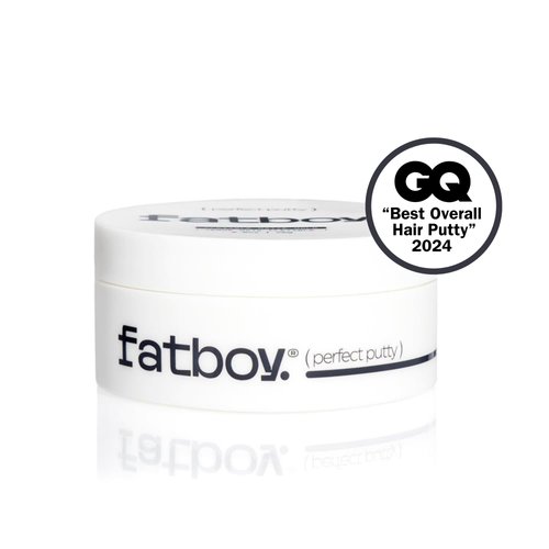 Fatboy Hair Perfect Putty, Styling Kaolin Clay Putty, Medium Hold for Volume & Texture, Matte Finish, Hair Care for All Hair Types, Flexible Lightweight Formula, Paraben Free, Color Safe, 2.6 Oz