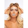 Face Jewels by Moon Terror - Festival Face Body Gems, SFX Make up, Crystal Make up Eye Glitter Stickers, Temporary Tattoo Jewels, Special Effects Make up (Sugar Skull)