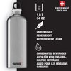 SIGG - Aluminum Water Bottle - Traveller - Climate Neutral - For Carbonated Drinks - Leakproof, BPA-Free - 20Oz / 34Oz