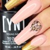 Young Nails Stain Resistant Gel Top Coat. Prevent Discoloration with Clear High Gloss Top Coat for Artificial Nails, 1/3 oz