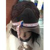 Xiweiya Short Wigs Rose Gold Straight Cut Bob Lace Front Wigs with Dark Root Middle Part Short Pink Bob Short Soft Wig Heat Resistant Fiber Hair Replacement Wig Women Drag Queen Makeup 12 inch