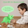PJDRLLC Dinosaur Piggy Bank for Kids, Unbreakable Plastic Money Coin Bank for Boys and Girls, Great Gifts for Birthday, Easter, Baby Shower (Green)