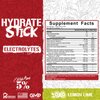 5% Nutrition Hydrate Stick Hydration Packets | Sport Electrolyte Powder Mix Packets with Coconut Water (Lemon Lime) (10 Count)