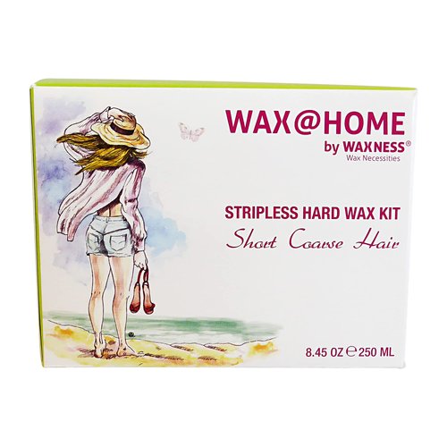 Wax at Home Microwavable White Tea Cream Stripless Wax Kit 8.45 Ounces by Wax Necessities Waxness