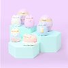 Hamee Pusheen The Cat [Surprise Blind Capsule] [Series 2] Cute Water Filled Squishy Toy [Birthday Gift Bags, Party Favors, Gift Basket Filler, Stress Relief Toys] - Surprise (Random - 3 PC.)