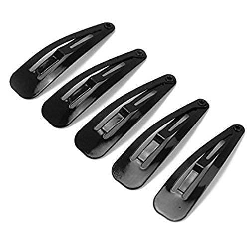 Black Metal Tic Tac Tik Tak Hair Clips Pins for Women & Girls.TRIPIN