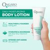 Ongaro Beauty Organic Body Lotion - Moisturizing Body Lotion with Aloe Vera, Probiotic Extracts, Hyaluronic Acid, Shea Butter and Vitamin E - Hydrating Body Lotion for All Skin Types, 8 fl oz