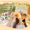 Mafiti Kids Camera 26MP HD Selfie Digital Camera for Kids,Portable Toddler Camera Toy with 1080P Video,Birthday Xmas Gift for 3-8 Year Old Girl,Orange