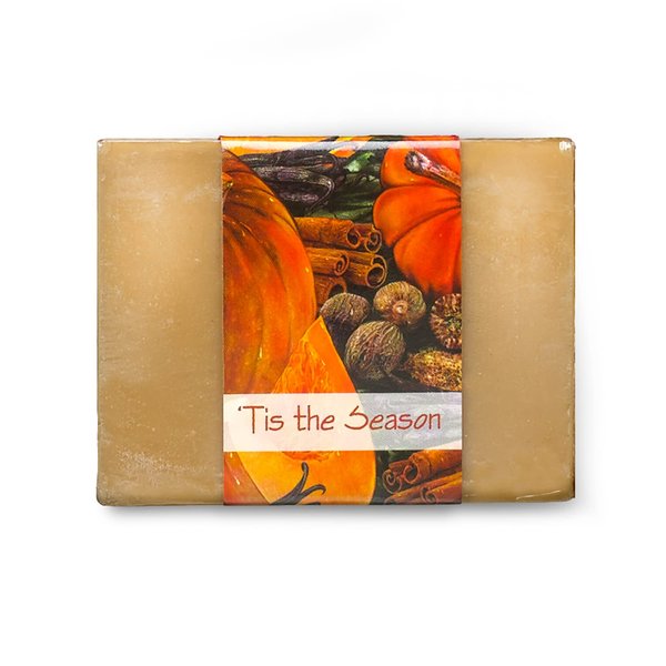 Nabila K Vegetable Glycerin Bar Soap, for Body, Face, and Hands, ‘Tis the Season, Single Bar, 4.5oz/127.5g each