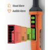 TopTes PT210 Gas Leak Detector, Natural Gas Detector with Audible & Visual Alarm, Locating The Source of Propane, Methane, and Combustible Gas Leaks for Home and RV (Includes Battery x2) - Orange