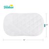 Bassinet Mattress Cover Compatible with Halo Bassinest Swivel Sleeper Bassinet Mattress Only, Waterproof and Soft White