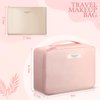 Sawysine 11 Pcs Birthday Gifts for Women Travel Makeup Bag Preppy Selfcare Aesthetic Spa Gifts Pink Cosmetic Bag Gift Sets for College Students Sister Teacher Daughter Girlfriend Coworker Nurse