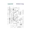 O-Ring Kit Fits Hitachi NV45AA, NV45AB, NV45AB2 Coil Roofing Nailer With Trigger O-Rings