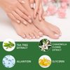 Foot Peel Mask 3 Pack， Exfoliator Peel Off Calluses Dead Skin Callus Remover，Baby Soft Smooth Touch Feet-Men Women (Tea Tree)