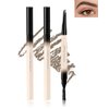 Eyebrow Pencil-2Pcs Dark Brown Retractable Eye Brow Pencil with Brow Brush,Long-Lasting Waterproof Eyebrow Tint Pen,Eyebrow Pencil for Fill & Sculpt Brow,Create Natural Eye Brow Makeup for Women-02