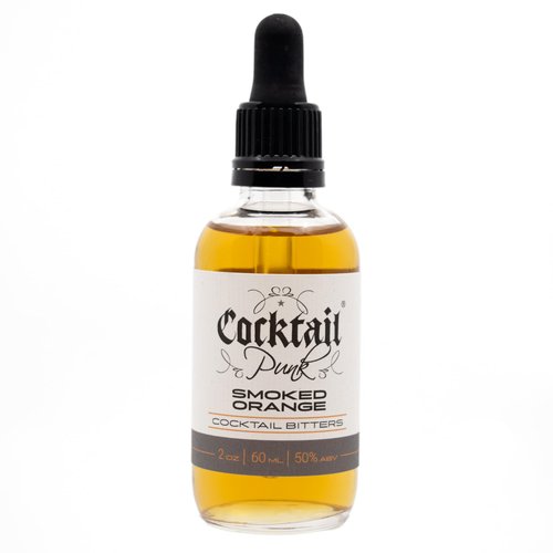 CocktailPunk Cocktail Bitters Small Batch Craft - Made in USA Using All Natural Organic Non GMO Fruits and Spices. (Smoked Orange)