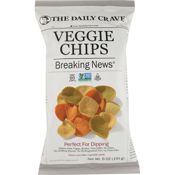 The Daily Crave Veggie Chips 6 Oz (Pack of 6) - Pack Of 6