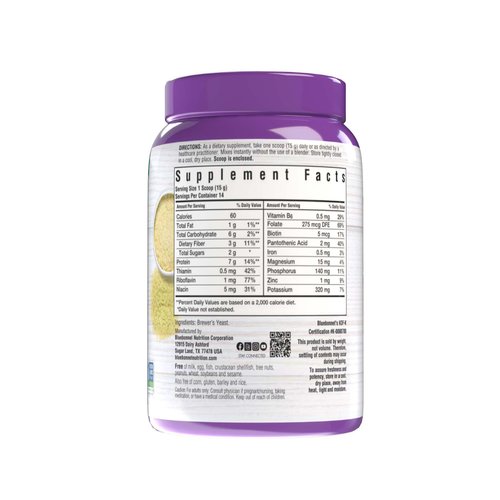 Bluebonnet Nutrition Super Earth Brewers Yeast Flakes, Super Food, Whole Food, Source for Vitamins, Great Tasting, Vegan, Vegetarian, Non GMO, Gluten Free, Soy Free, Milk Free, Kosher, 7.4 oz