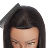 Traininghead 20-22" 100% Human hair Mannequin head Training Head Cosmetology Manikin Head Doll Head with free Clamp