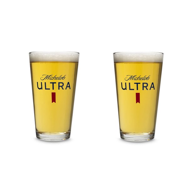 Michelob Ultra Pint Glass - Set of 2