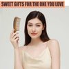 Moreinday Hair Comb Wooden Comb Anti-static Wood Comb Green Sandalwood Comb Wide Tooth Comb for Women Men