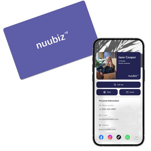 Digital Business Card - NFC Business Card with QR Code - No Apps, No Fees – Create Your Profile in Minutes & Update Anytime – Smart Tap to Share & Networking – Easy One-Tap Contact Saving