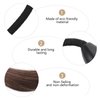 FRCOLOR 6pcs Wig Elastic Hair Band Fake Hair Elastic Ponytail Holders Hair Scrunchies Ponytail Wrap Hair Ties Elastic Rubber Band for Hair Wig Hair on Rubber Band Brown Wig Plastic M Braid
