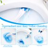 Effacera 36 Refills Disposable Toilet Bowl Paper Bulk Toilet Fresh Flushable Refills for Bathroom Toilet Brush Accessories Supplies Starter Kit