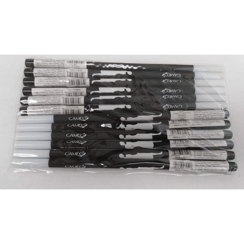 Cameo White Long Eyeliner Pencil Set 12 pcs