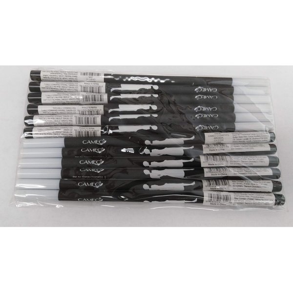 Cameo White Long Eyeliner Pencil Set 12 pcs