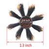 PERFEHAIR Small Round Hair Brush for Thin or Short Hair, Mini Round Boar Bristle Beard Brush for Men & Women
