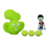 JHESAO 4 PCS Plants PVZ Toys Action Figures Zombies Toys Mini PVZ Ice Pea Set 1 2 Series Great Gifts for Kids and Fans, Birthday and Christmas Party