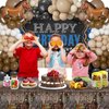 Western Cowboy Birthday Party Decorations, 125PCS Cowboy Birthday Party Supplies Including Western Backdrop, Cowboy Balloon Arch/Garland Kit, Western Tabblecloth