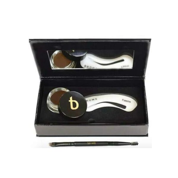 The Works Brow and Liner Kit (Black)