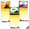 The Best Card Company - 10 Halloween Note Cards Assorted (4 x 5.12 Inch) - Fun and Spooky Kids Cards, Boxed Set - Boo-Tiful Notes Blank M6688HWB