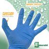 Emerald -100 Pack- Nitrile Medical Exam Gloves, Latex Free, Powder Free, Blue, Size: Small