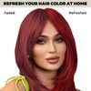 Luxecolors Depositing Hair Dye Conditioner, Semi Permanent Reflesh Hair Color Conditioner, Non-foaming Hair Coloring, Cruelty-free 5.28 fl.oz, Red