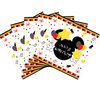 117 Pcs Red Cartoon 1/2 Way to One Party Decorations - Half Way to First Plates Napkins Cups Tablecloths for Baby Shower Boy 6 Months Birthday Party Decorations Supplies - 20 Guests