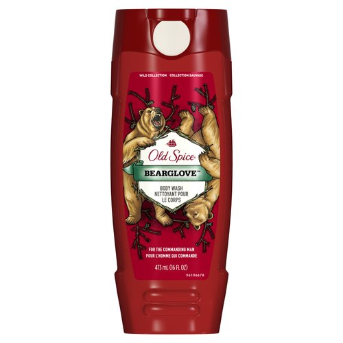 Old Spice Wild Collection Bear Glove Men's Body Wash, 16 Fluid Ounce