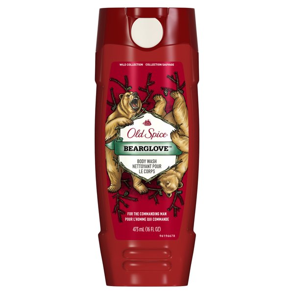 Old Spice Wild Collection Bear Glove Men's Body Wash, 16 Fluid Ounce
