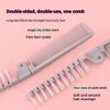 2-Pcs folding comb travel comb Set – Portable Travel-Friendly Compact Comb with Dual-Head Design – mini hair comb-portable comb for Women and Girls