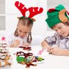Funrous 48 Pcs Christmas Crafts Kits for Kids, Christmas Arts and Crafts DIY Christmas Ornaments Kit Make Your Own Christmas Craft Projects for Kids Ages 3 4 5 6 8 12