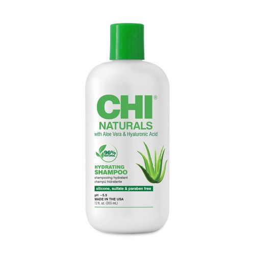 CHI Naturals with Aloe Vera Hydrating Shampoo, 12 oz