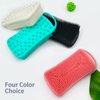 TOPHOME Non-Scratch Silicone Sponges Food-Grade Cleaning Brush, Dish Washing Kitchen Scrubber Sponges for Tableware, Vegetable Fruits, Pot Pan Dish Bowl, Washing Hands, Shower Body Scrubber (Black)